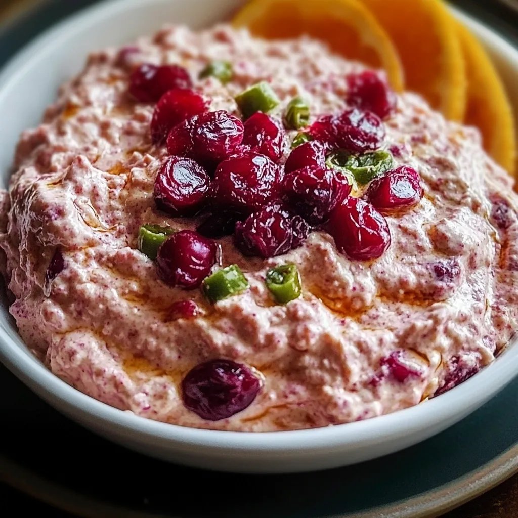 5-Minute Cranberry Jalapeño Cream Cheese Dip