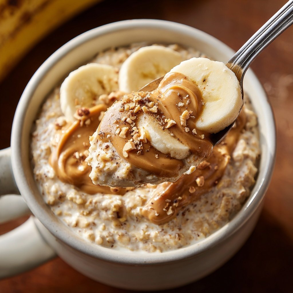 Overnight Oats with Peanut Butter