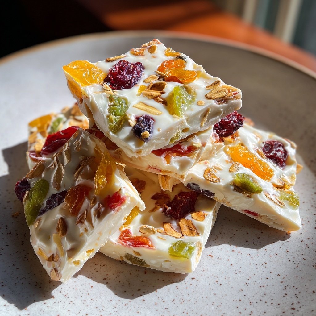 Healthy Snack Greek Yogurt Bark