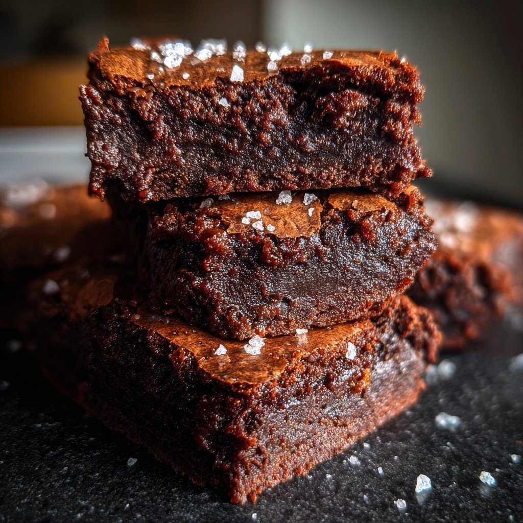 Chocolate Tahini Brownies