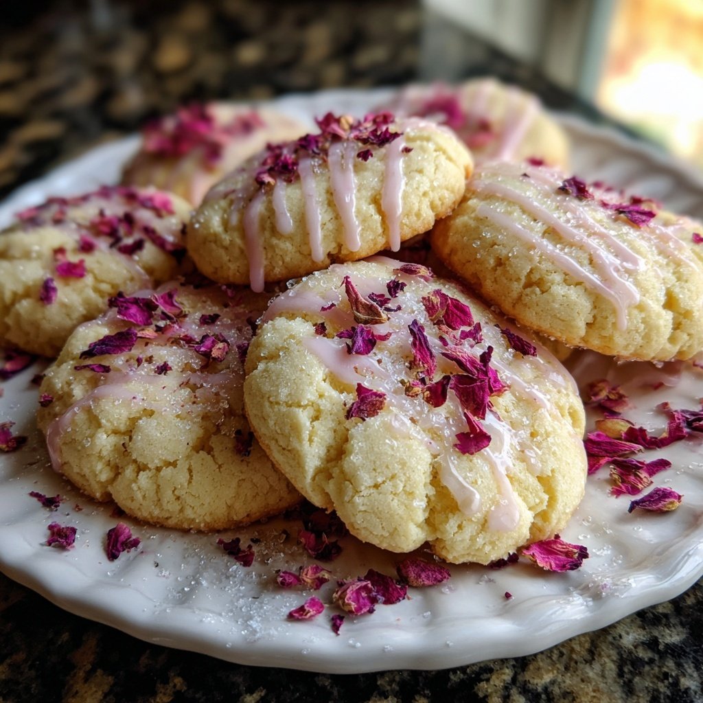 Rose-Infused Sugar Cookies