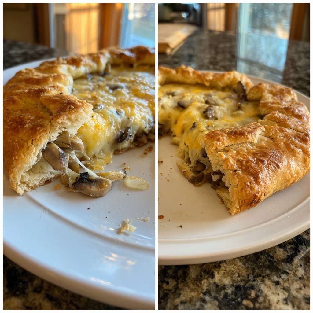 Mushroom Gruyere Galette