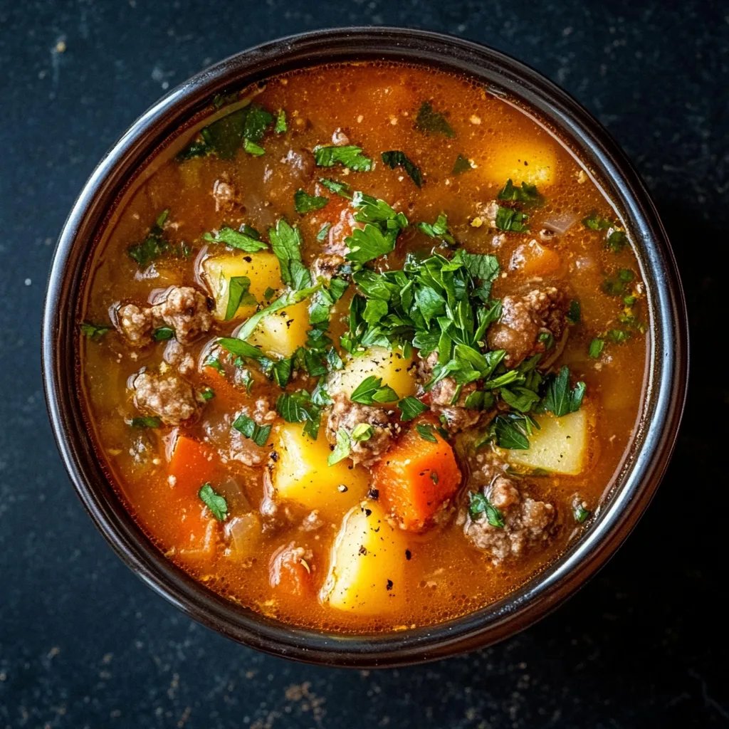 Hamburger Soup