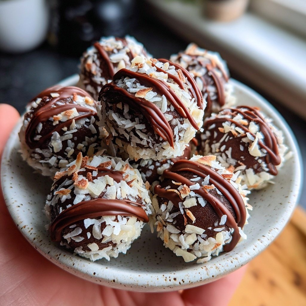 Chocolate Coconut Truffles