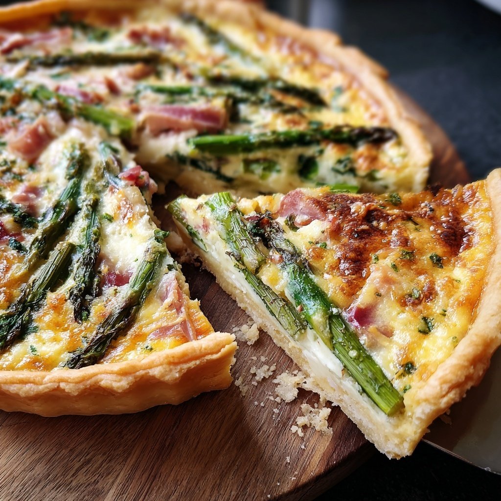 Asparagus and Prosciutto Tart