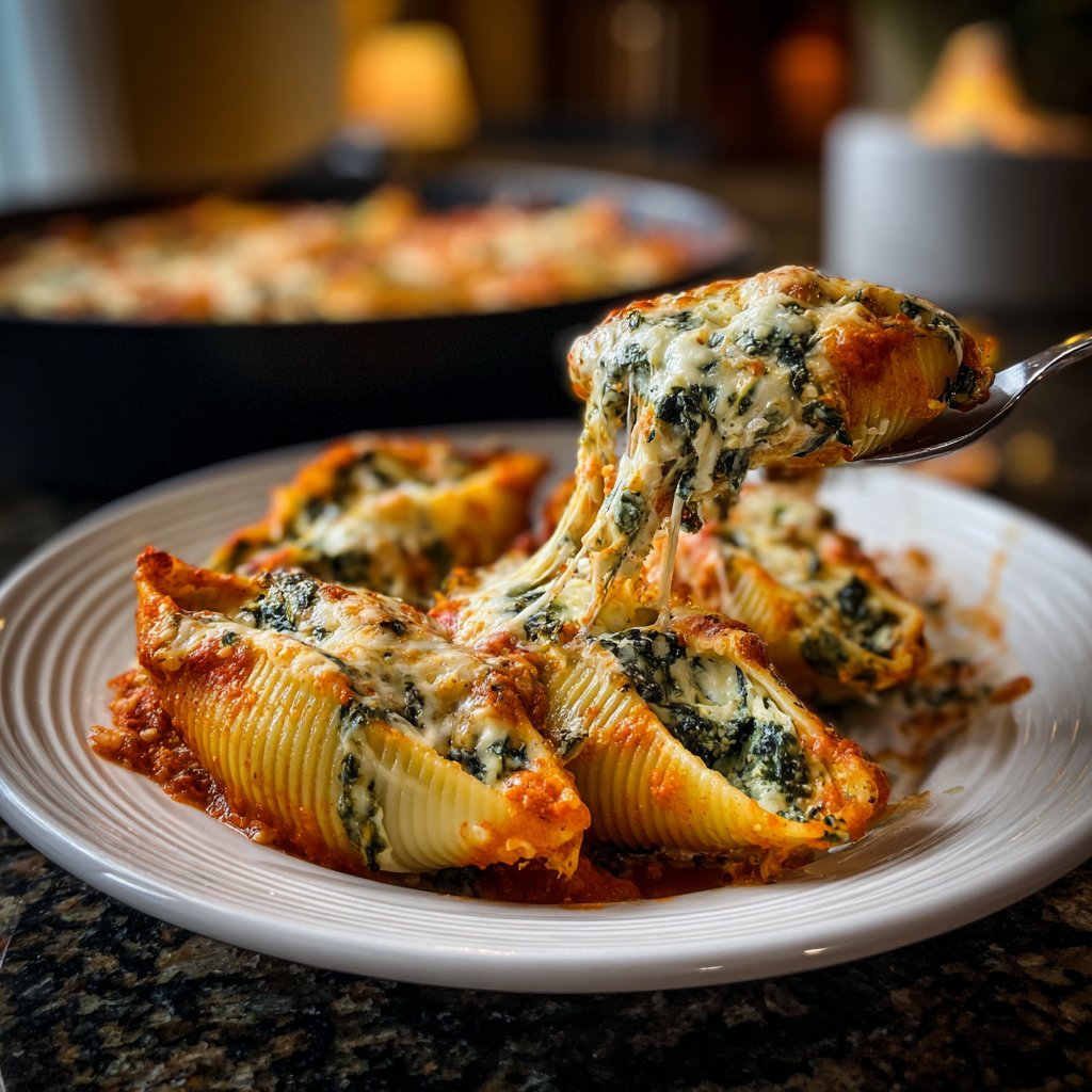 Sunday Veggie Stuffed Shells