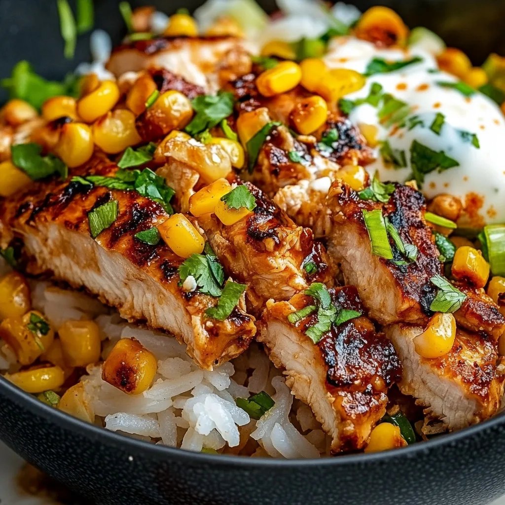 Easy Street Corn Chicken Rice Bowl