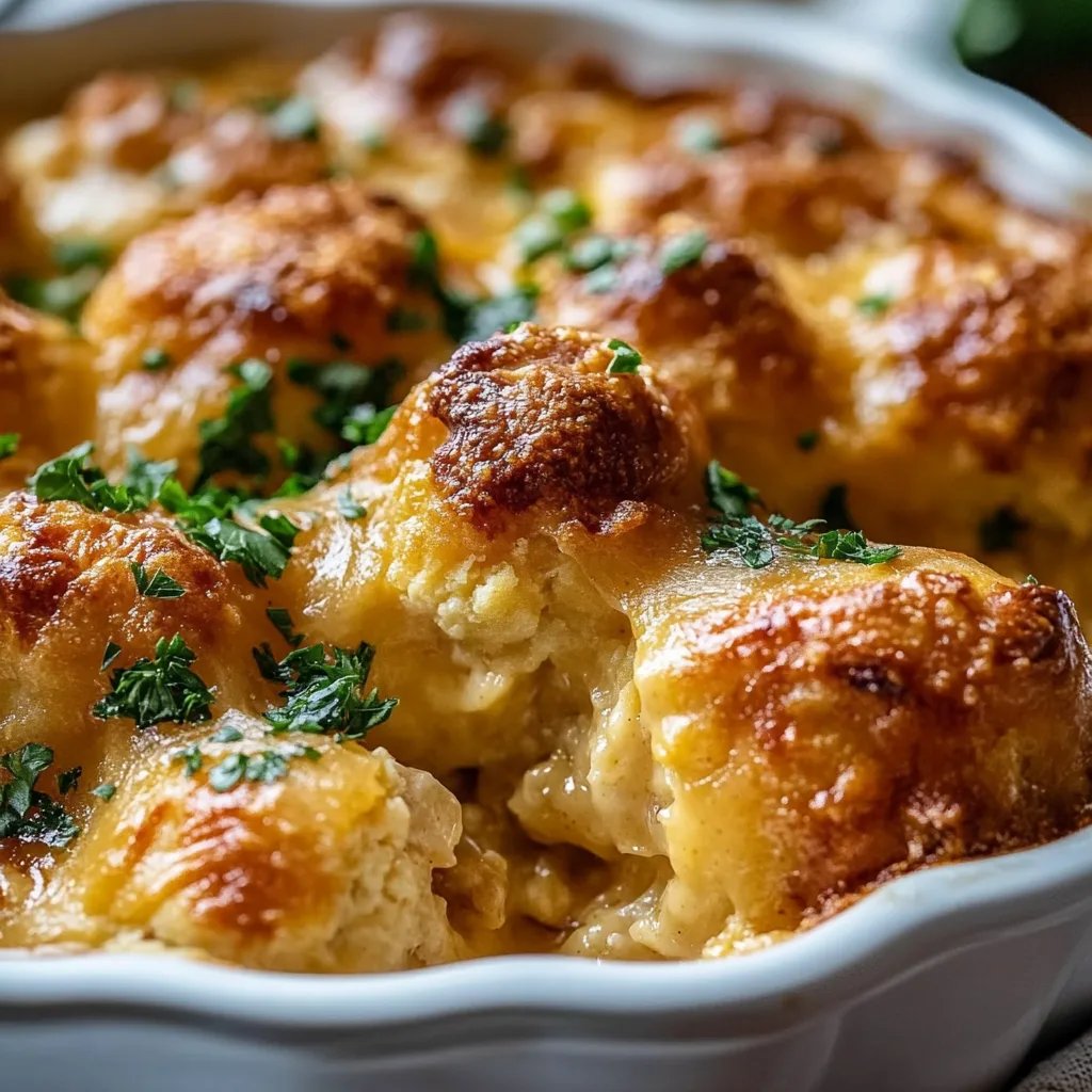 Cheddar Bay Chicken Cobbler