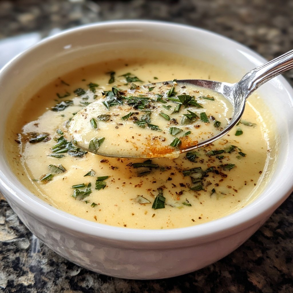 Creamy Lemon Chickpea Soup