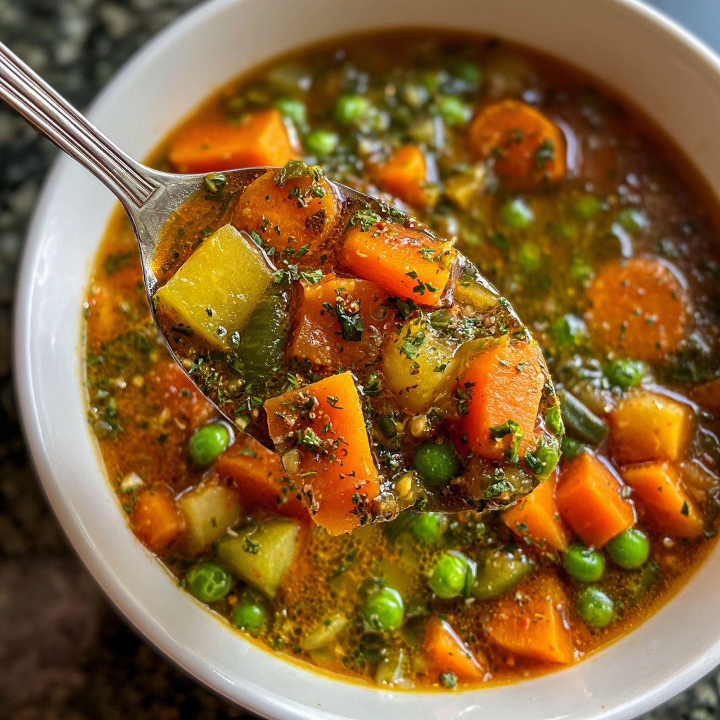 Light Spring Vegetable Soup