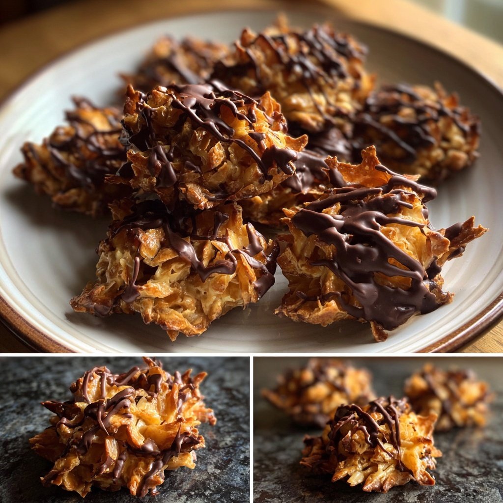 Chocolate Coconut Peanut Clusters