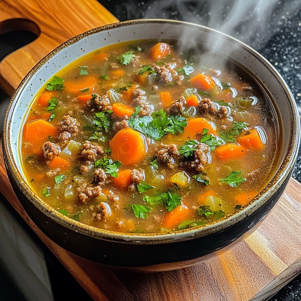 Ground Beef Soup