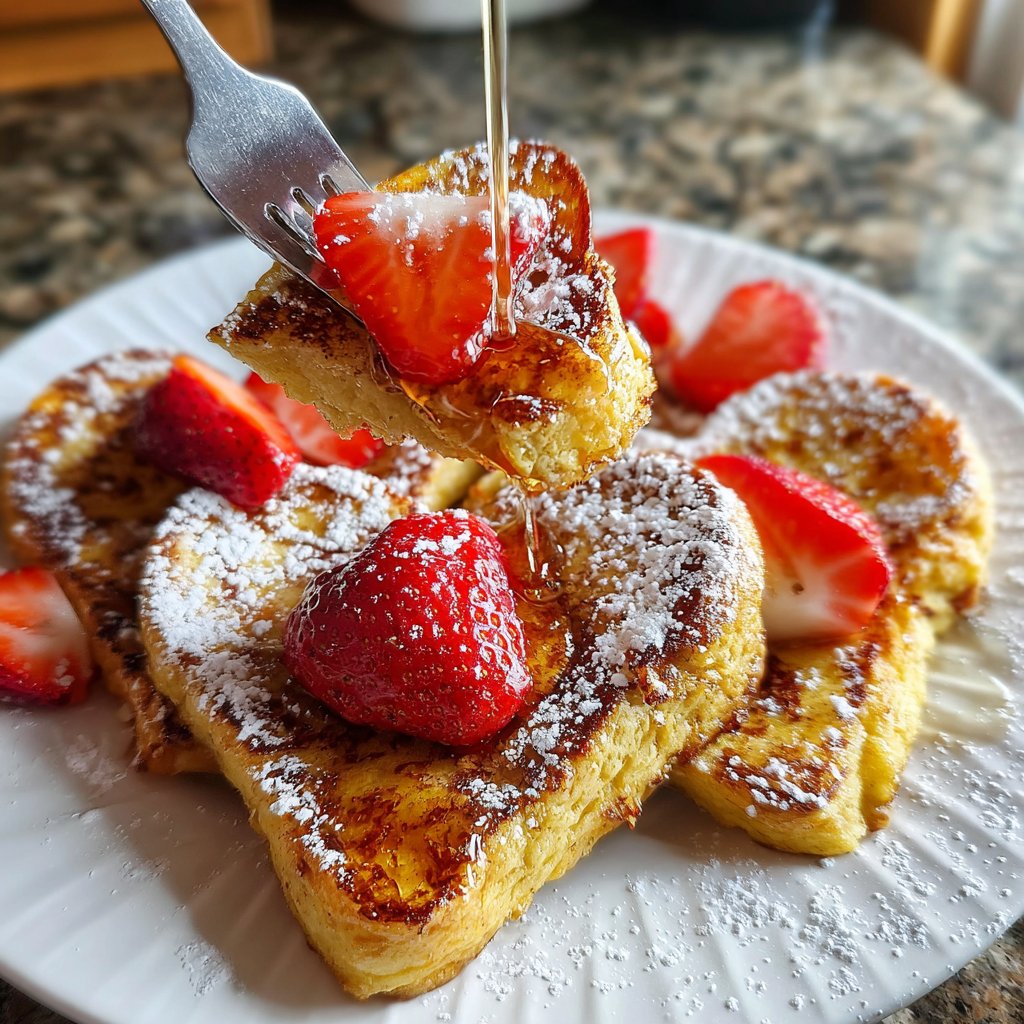 Valentines Breakfast Cinnamon French Toast