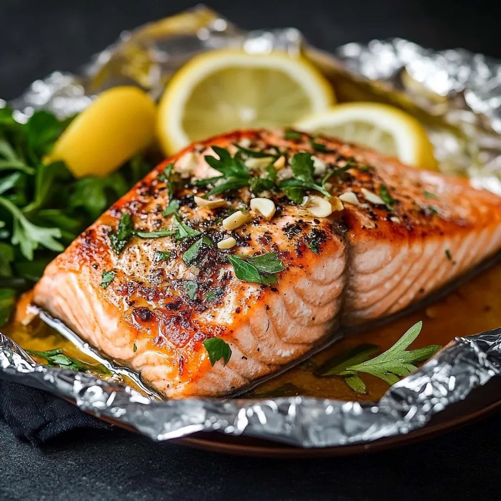 Grilled Salmon in Foil: A Juicy Delight